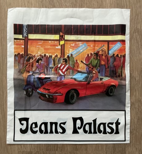 Plastik tüte mit opel - tüte,