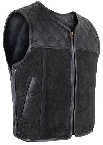 Biker lederweste kutte - biker,