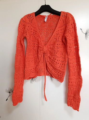 Damen häckel shirt langarm - häckel-shirt,