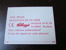 Kelloggs pokemon sammelbild - kelloggs,