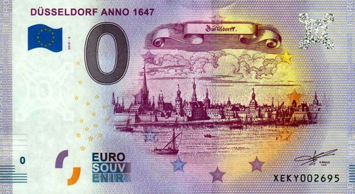 Null euro schein - schein, 0