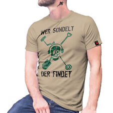 Wer sondelt der findet Sondler Sondengänger Bodenfund Orden MG42 T Shirt #27799