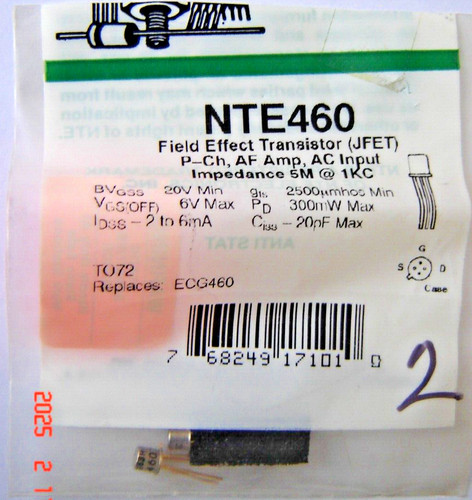 2pcs new nte460 field effect - 2pcs,