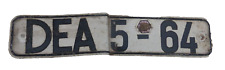 altes DDR Nummernschild