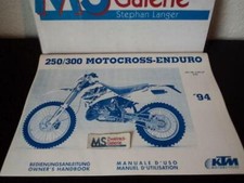KTM 250 300 Enduro Wartungsanleitung Manual Handbuch Bedienungsanleitung B1302