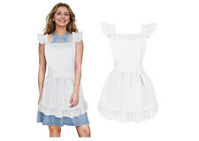 aspire Weiße Schürze mit Rüschen Retro Servierschürze für Küche RP004166276-H355