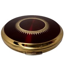 Vintage Mimosa Puderdose