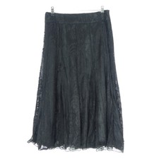 TAIFUN  Collection Godet Glockenrock Spitze Schwarz Gr. 38 