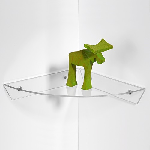 Eckregal aus acrylglas - eckregal,