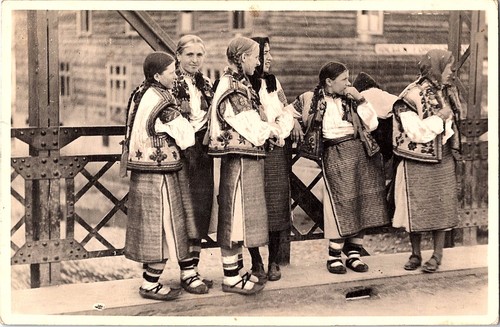 Vintage postkarte ungarische - vintage,