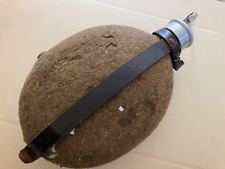 Ausrüstung Feldflasche braunes Leder Filzmantel getragen Deutsches Reich 1-2WK