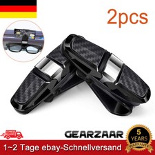 2x Universal Auto KFZ Sonnenblende Clip Brillen Halter Sonnenbrille Ticket