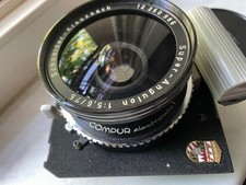 Schneider Kreuznach Super Angulon 75mm f5,6 Linhof mit Compur electronic