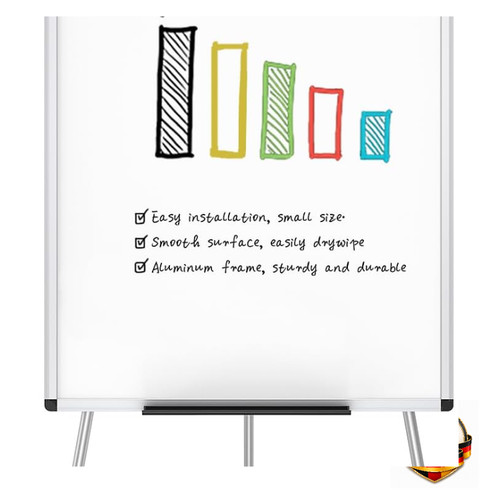 Whiteboard 90x60 flipchart - 90x60, cm
