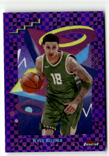 2025 Topps Finest NBA No. 297 Kyle Kuzma Purple Refractor 57/75