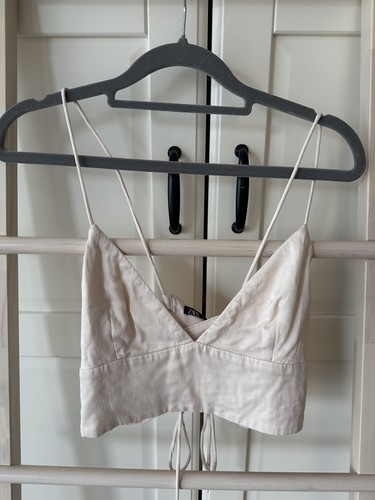 Zara top oberteil beige - zara,