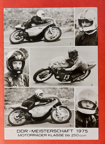 Ddr meisterschaft 1975 - ak,