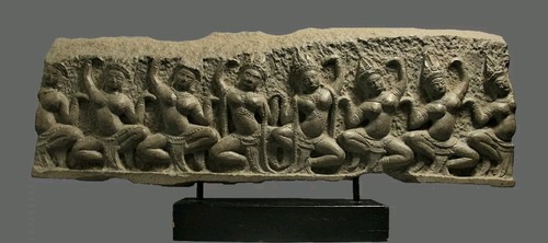 Khmer skulpturen relief - relief,