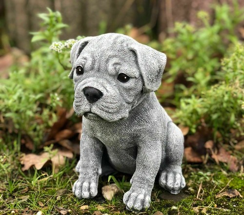 Frostfeste steinfigur boxer - steinfigur,
