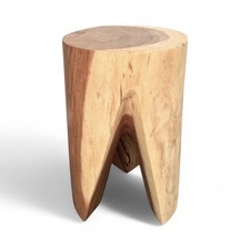 Holzhocker - Beistelltisch