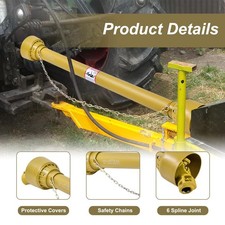 Gelenkwelle 141 - 200 Cm Zapfwelle Antriebswelle Traktor 270 NM 1 3/8´´ 6 Zähne