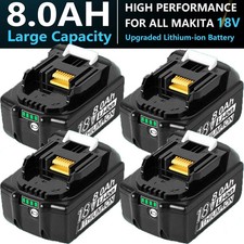 4Pack For Makita 18V Battery