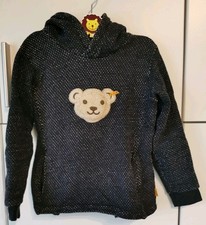Steiff Kapuzenpullover mit Eingriff Tasche, blau, Größe 110, gebraucht. 