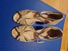 Tanzschuhe Damen Mädchen Werner Kern Gr. 1,5  Gold