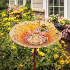 79cm vogeltränke aus glas - 79cm,