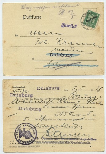 72655 postkarte amtsgericht - 72655,