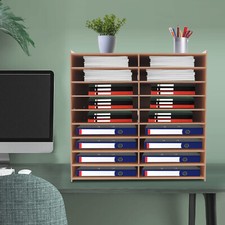 Briefablage Holz Schubladenbox