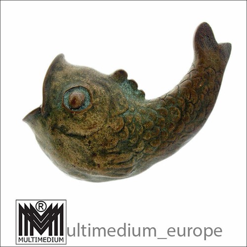 Bronze aschenbecher fisch - aschenbecher,