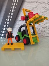 Playmobil 3003 Gabelstapler 4475 Hafenarbeiter 3270 Bauarbeiter mit Kompressor