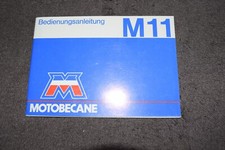 Betriebsanleitung Bedienungsanleitung MOTOBECANE Mofa M11 03/1983 erstklassig
