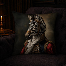 Dark Dekokissen Zebra Gothic