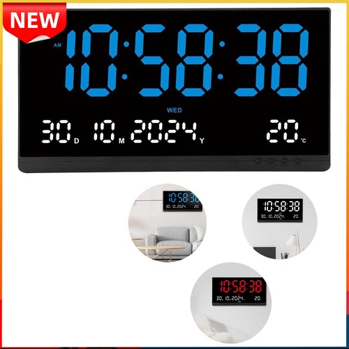 Led wanduhr digital uhr mit - led,
