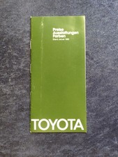 Toyota preisliste farben - ,