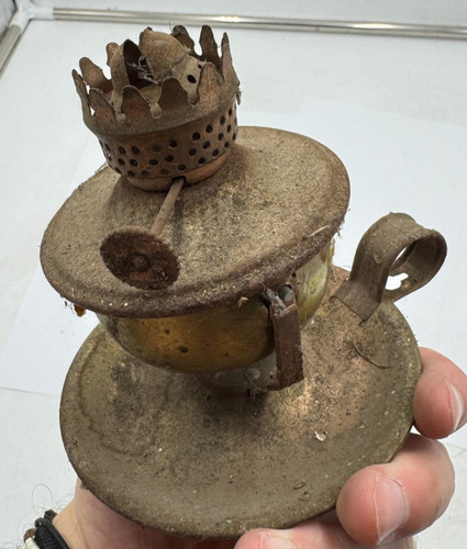 Vintage mini petroleumlampe - vintage,
