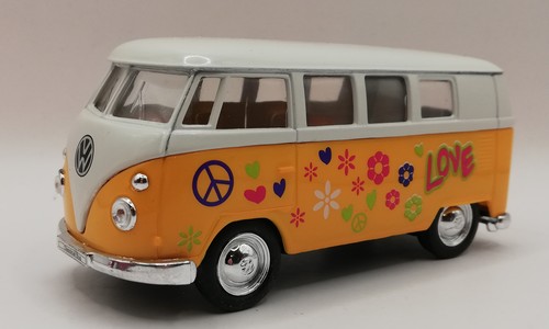 Modellauto bus von welly - t1,