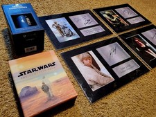 Star Wars – The Complete Saga – 9 Blu-ray Box (Episoden I–VI) + Autogrammdrucke