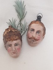 2 Alte Christbaum Kugeln