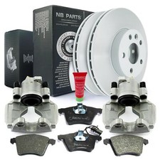 Bremssättel Bremsscheiben Bremsbeläge vorne für Ford Galaxy I Seat Alhambra VW