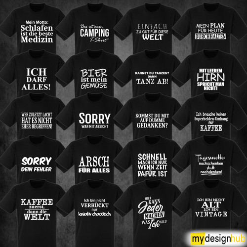 Tshirt mit spruch - tshirt,