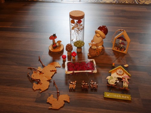 Dekoset herbst 25 teile - 25,