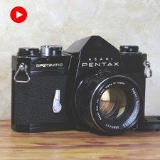 Pentax Spotmatic SP schwarz [excell]ent+/ voll funktionsfähig] + Takumar...