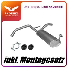 Peugeot 107 1.0 50kW (2005-2009) Endschalldämpfer Auspuff Mit E-Prüfzeichen