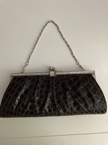 Abendtasche clutch braun - abendtasche,