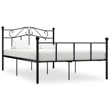 Bettgestell Schwarz Metall