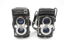 2x Yashica TLR Kamera Mat124 + D