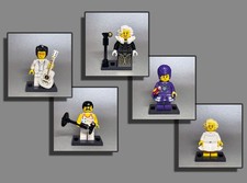 LEGO® Figuren Band Sängerin